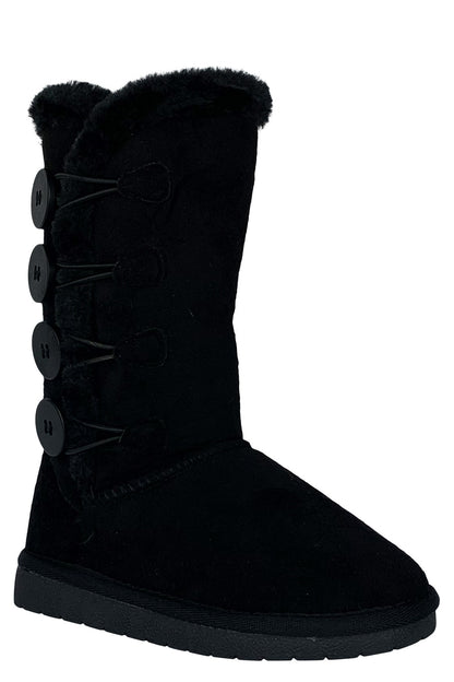 children winter boots in black anissa-3k forever link