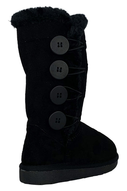 Anissa Children Winter Boots (Black,Tan)