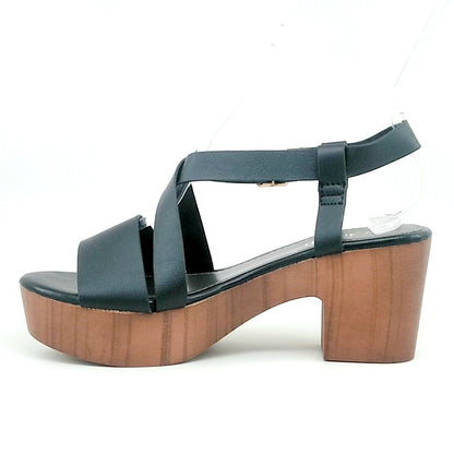 Colleen Platform Sandal (Black)