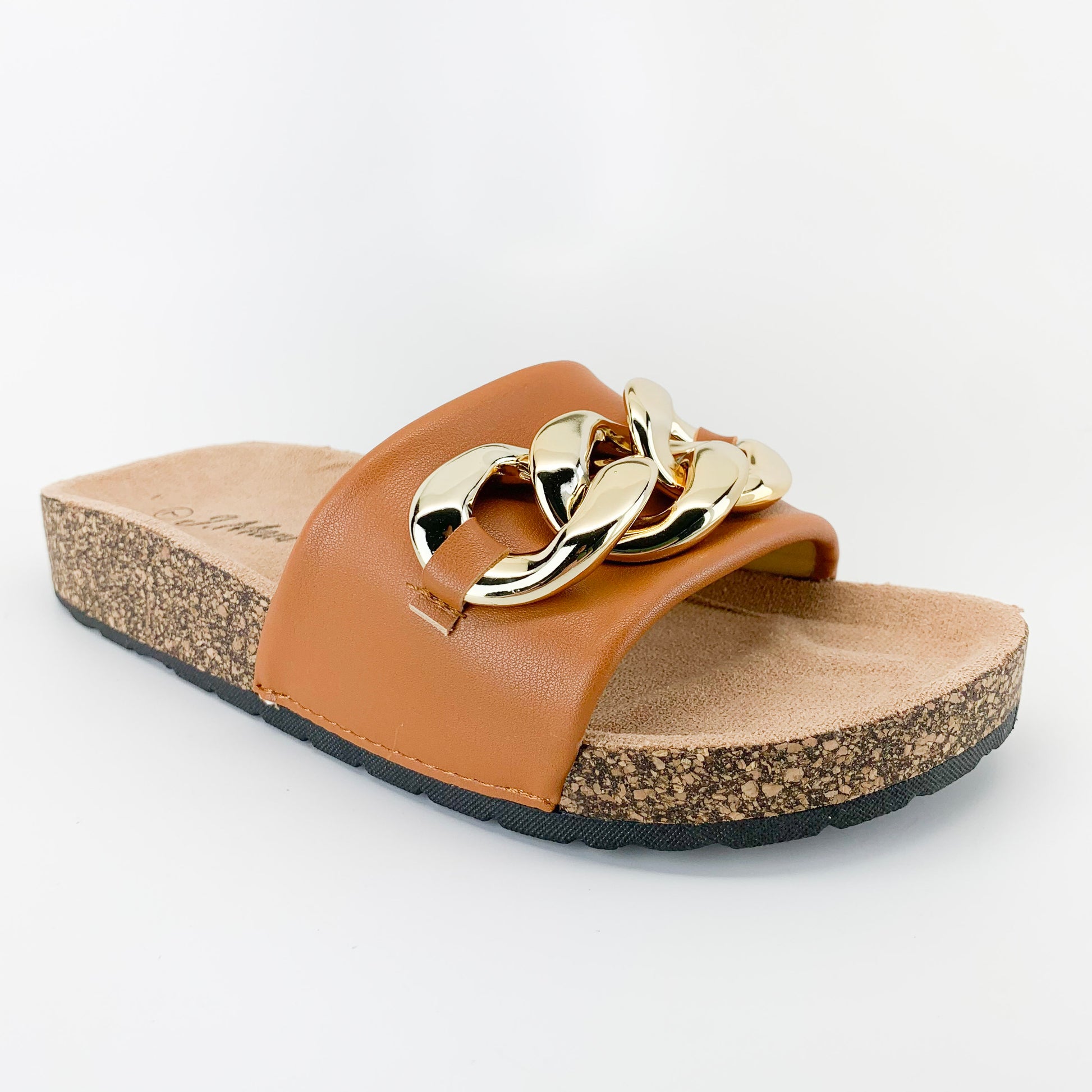 j.mark urban-34 tan sandal with chain