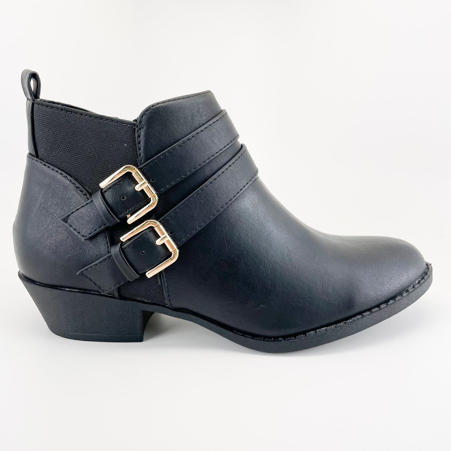 "Fern" Short Boots with Buckles