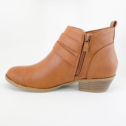 "Fern" Short Boots with Buckles