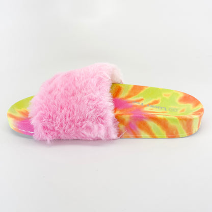 "Carly" Girl Tie Dye Slide Sandal