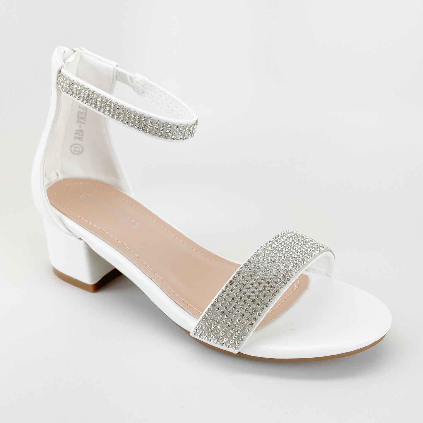 lucky top gallery-45k white pu girl heels