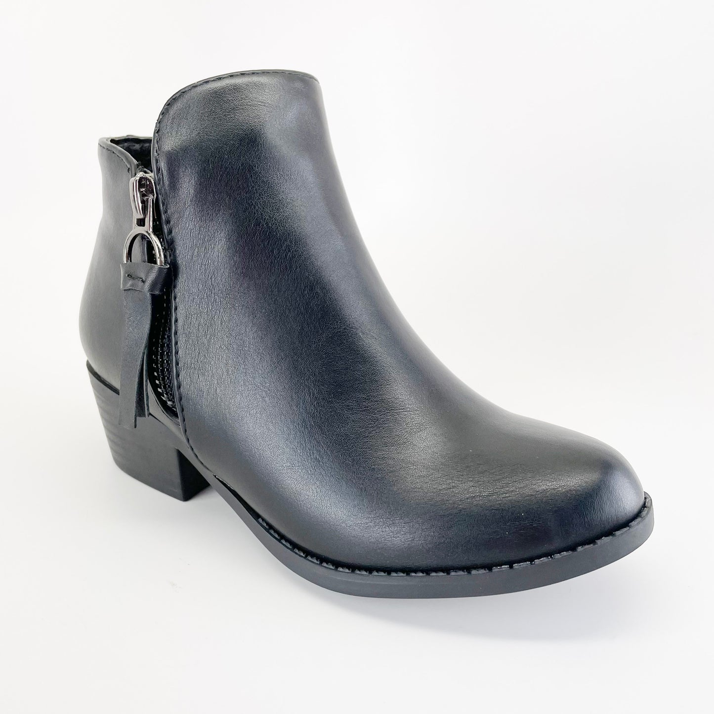 lucky top zandra-38k black girl boots with zipper closure