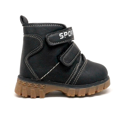 Toddler Boy Boots with Hook and Loop Straps