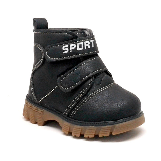 Toddler Boy Boots with Hook and Loop Straps