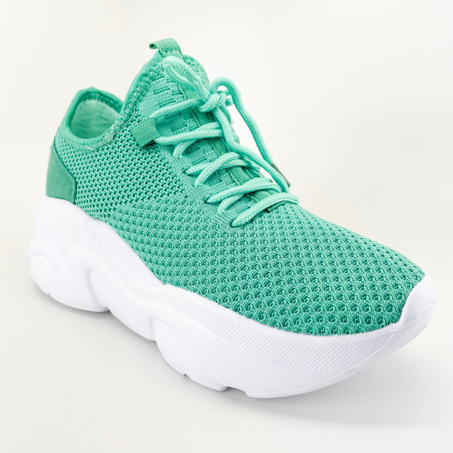 navig8 steep-01 green chunky platform sneakers for women