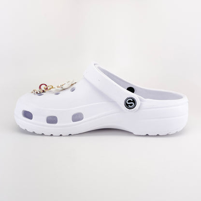 "Claire" Women Clogs with Charms