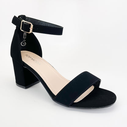 top moda delia-1 black nubbuck heels