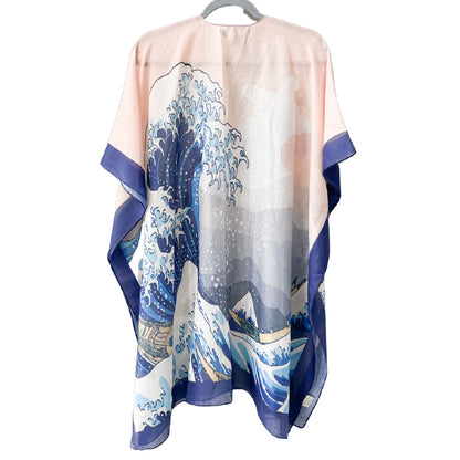 “Great Wave” 100% Cotton Kimono